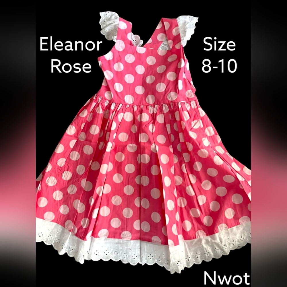 ER pink polka dot dress